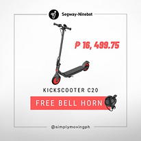 Segway Ninebot Kickscooter C20 - Simply Moving PH
